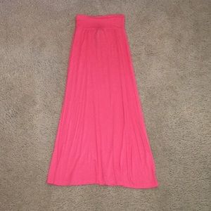 Wet Seal Coral Maxi Skirt